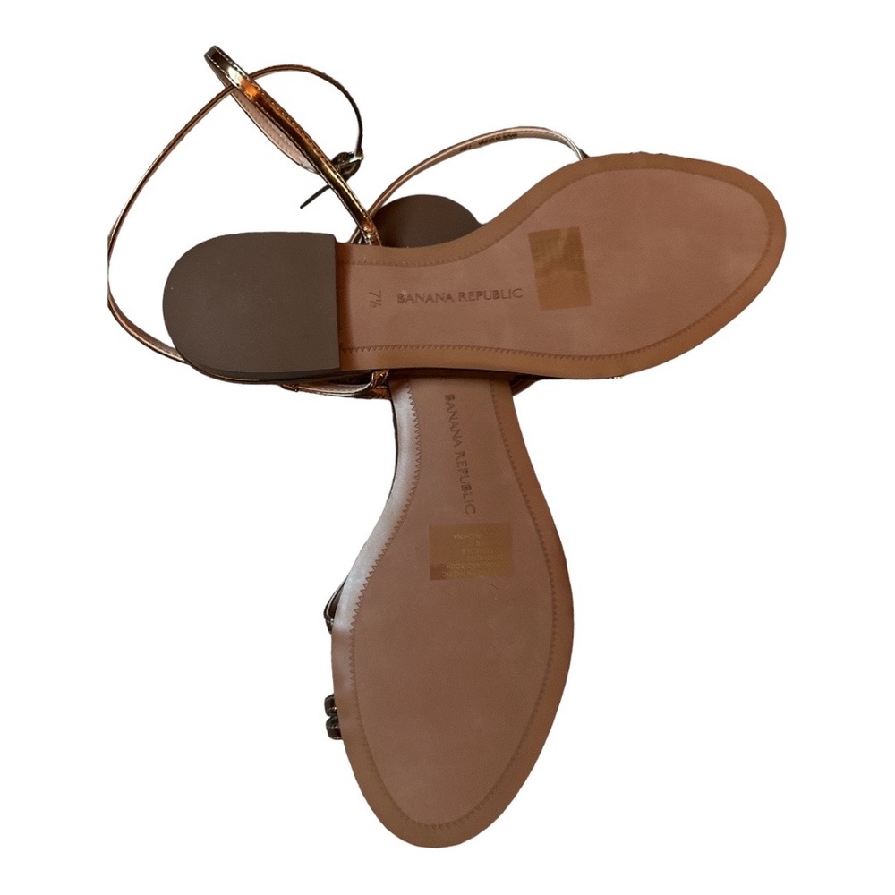 NWOT Banana Republic Women’s Sandal - 7.5 - copper - Picture 2 of 2